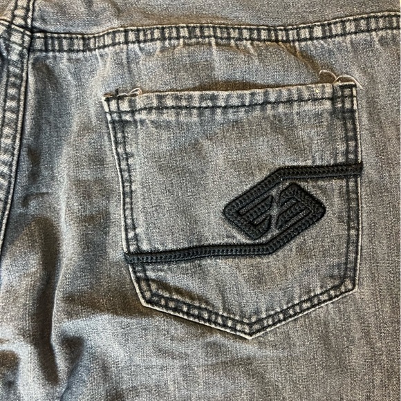 Enyce Sean Combs Co Mens Jeans Size 36Wx30L Charcoal Gray Denim Pants - Picture 7 of 9